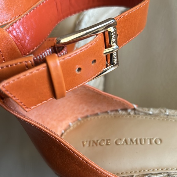 NWOB Vince Camuto Meddrina Wedge wedge Espadrille Sandal Ankle Strap Size 9 - Picture 4 of 8
